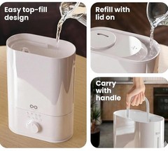 Everlasting Comfort 6L Ultrasonic Humidifier, Aromatherapy, 60hr Runtime – NEW