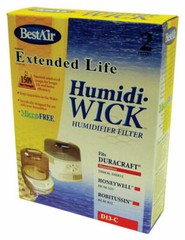 RPS Products Best Air Extended Life Humidi Wick Filter 2 Pack D13-C