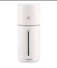 Vissani Portable Humidifier – Cool Mist, USB-C 10hr. Run Time, 150 sq ft, White