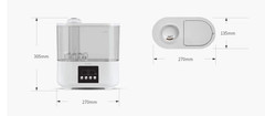 Duplex 9988RH Large Capacity Humidifier 3.5L Remote Control Timer Baby / Express