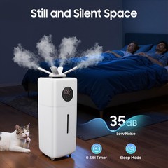 3 Speed Large Room Commercial Humidifier Whole-House Style Humidifier 21L/5.5Gal