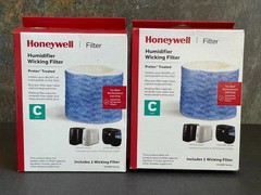 Lot Of 2 ~ Honeywell HC888 Humidifier Wicking Filter – Protec Treated – C Filter