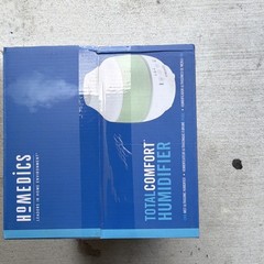 HoMedics TotalComfort Ultrasonic Tabletop Humidifier White Night Light