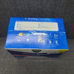 Vicks Warm Steam Vaporizer Humidifier 1.5 Gallon Night Light Filter Free Tested