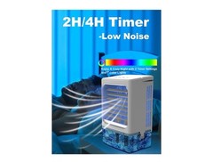 Portable Air Conditioners, 900mL Evaporative Air Cooler with 3 Speeds 7-Color