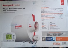 Honeywell HE280D 17 Gallon Flow-Through Bypass Whole House Humidifier + Digital