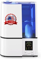 Humidificador Ultrasónico Silencioso Neblina Ajustable 4 Litros Blanco TaoTronic