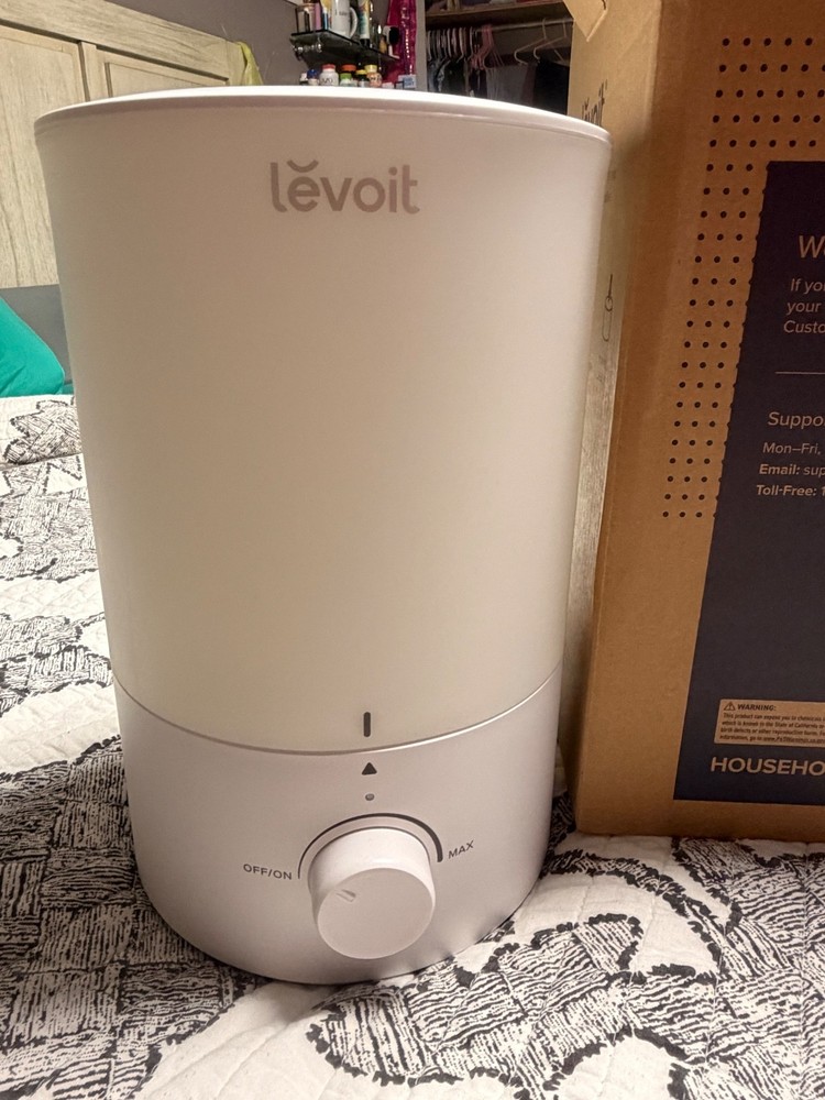 Levoit Ultrasonic Cool Mist Humidifier 2-in-1 with Aromatherapy, 0.79 gal / 3L,