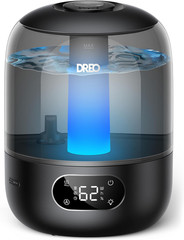 Humidifiers for Bedroom, 3L Top Fill 30H & 26Db Quiet Runtime for Large Room, Co