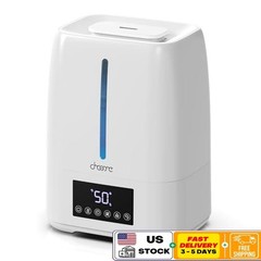 6L Ultrasonic Humidifier Cool Warm Mist Smart Auto Sleep Timer Quiet Aroma New