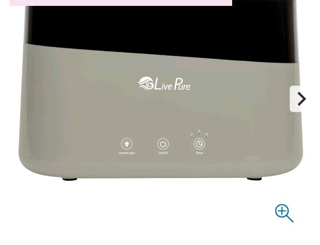 LifePure AquaFlame Ultrasonic Humidifier From HSN Sage Color