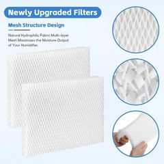 For Vornado Humidifier Wick Pad Replacement Filter 2 Pack for Model EV100 EV200