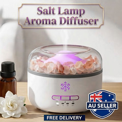 Devanti 4-in-1 Aroma Diffuser Salt Lamp Air Purifier Humidifier 150ml LED