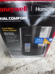 Honeywell – Dual Comfort Cool + Warm Mist Humidifier – Black