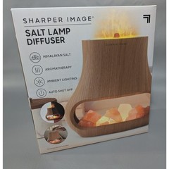 NEW – Sharper Image Himalayan Salt Lamp Diffuser Aromatherapy LED Humidifier