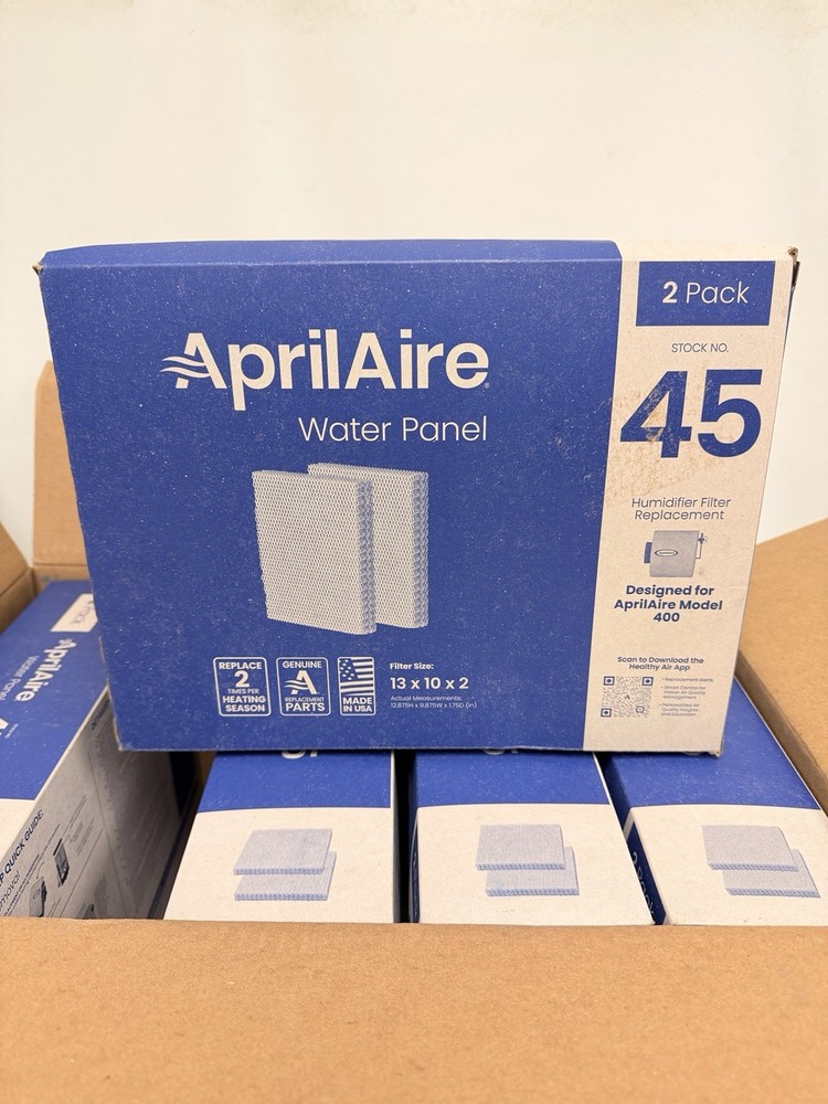 Lot of 5 – AprilAire 45 Replacement Water Panel (2-Pack) for 400, 400A, 400M