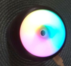 300ML Navy Blue Mini Humidifier Personal Desktop Car 2 Mist Modes LED USB Cable