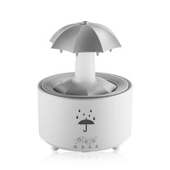 Creative Umbrella Water Drop Air Humidifier with Colorful Light Raindrop Aroma E