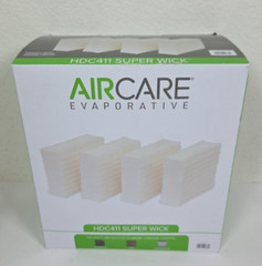 Aircare EvaporativeHDC411 Humidifier Replacement Wick Filter 4 Pack NEW Open Box