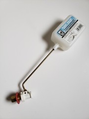 Dial 4101 White Polypropylene Float Valve for Evaporative Cooler Purge Systems