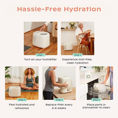 Large Room Humidifier, Moonstruck, Large Living Space, 36HR Run Time, 5.5L Tank