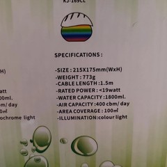 First Choice+ KJ-169 Air Revitlisor Air Revitalizer Humidifier/Purifier Diffuser