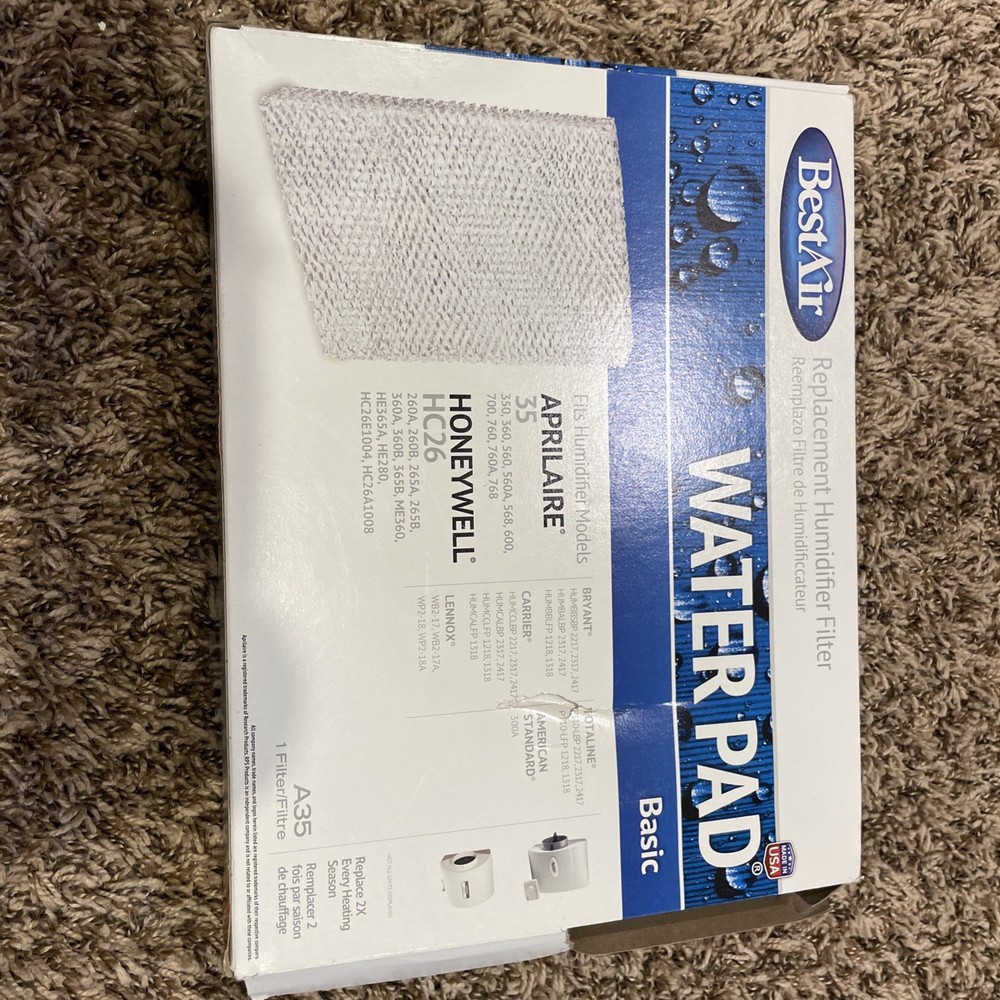 BestAir Pro a35 Metal Water Pad Aprilaire Honeywell