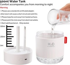 USB Personal Desktop Humidifier with 2 Mist Modes and Auto Shut-Off Feature