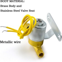 Reliable 4040 Humidifier Solenoid Valve, 24V Brass – Compatible with Aprilaire