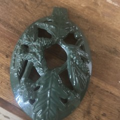 Green Cast Iron Woodstove Humidifier Steamer Vtg LL Bean