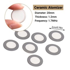 10Pcs 20mm Ultrasonic Mist Maker Fogger Discs – Replacement Atomizer Set for Hum