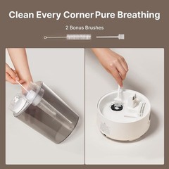 3.6L Top-Fill Cool Mist Humidifiers Bedroom Large Room & Plants 23dB Ultra-Quiet