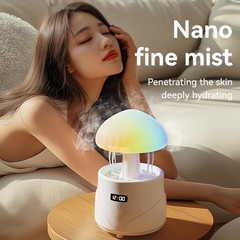 AVEKI Jellyfish Humidifiers for Bedroom with Bluetooth Speaker, 600ml Cute Hu…