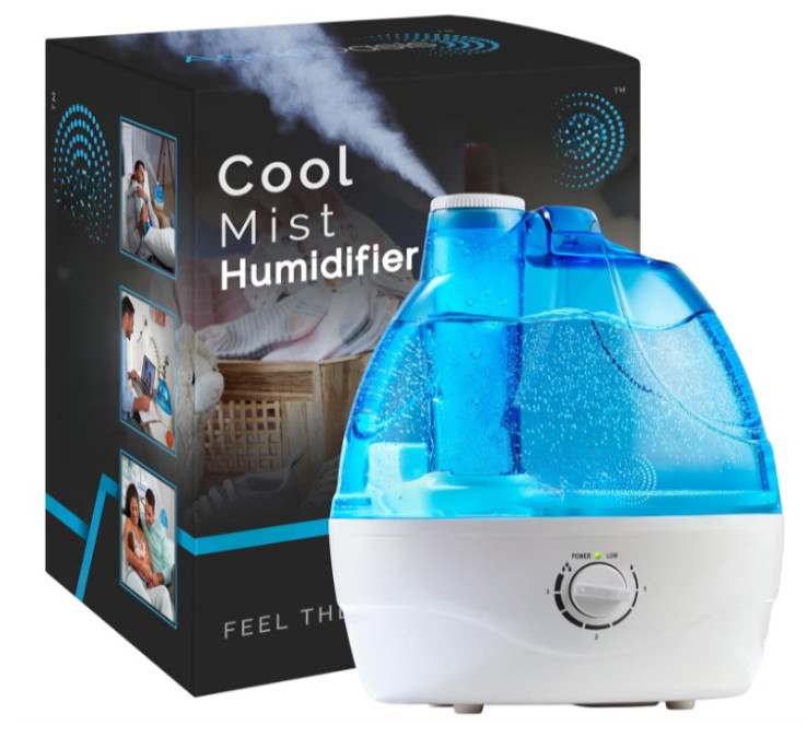 Humidificador Ultrasónico 2.2L Silencioso 360° para Bebé y Hogar