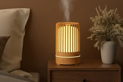 Ultrasonic Birdcage Aroma Diffuser, 7-Color LED, Quiet USB, Timer, Cool Mist