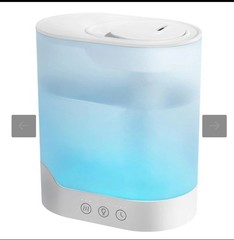 Yogin Essencial Oil Diffuser/Humidifier 8 Light/Timer 3sp 3L FullRoom Cool Mist