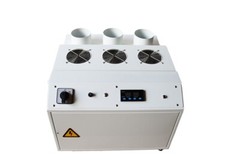 110V Industrial Ultrasonic Humidifier Cooler Sprayer 3 Holes Mist Maker 53lbs/h