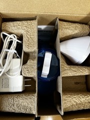 Crane Droplet Ultrasonic Cool Mist Humidifier 0.5 Gallon Tank Blue and White