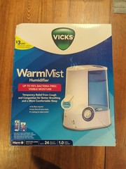 Vicks Warm Mist Moisture Humidifier V750D1 Relieve Cough Congestion Cold 1 Gal