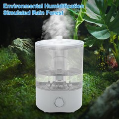4L Top Fill White Reptile Fogger Adjustable Mister Tank Humidifier Terrarium