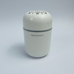 SIENWINY 300ml Portable Mini USB Air Humidifier with Floral Hollow Top Cover