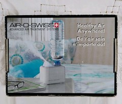 Air-O-Swiss AOS 7146 Travel Ultrasonic Humidifier Boneco Healthy Air White New