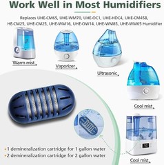 Ultrasonic Humidifier Demineralization Cartridges – Filters Mineral Deposits,…