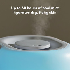 3-In-1 Cool Mist Humidifier for Large Rooms, Top Fill Humidifier for Bedroom, Al