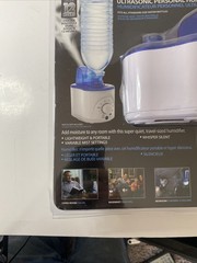 Bell+Howell Sonic Breathe Water Bottle Humidifier Lightweight & Portable
