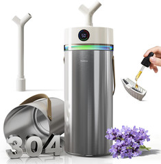 Stainless Steel Humidifier, 8L/2.1Gal Cool Mist Humidifiers for Bedroom, Easy to