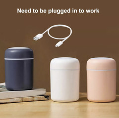 300ml Portable Humidifier USB Ultrasonic Dazzle Cup Aroma Diffuser Cool Mist