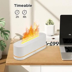 300ml Flame Diffuser, Cool Mist Humidifier with Color Changing for Room Office