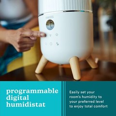 Homedics Large Ultrasonic Humidifier for Bedroom and Family Rooms 70 Hours