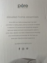 Pure Enrichment MistAire Silver Ultrasonic Cool Mist Humidifier 1.5 L